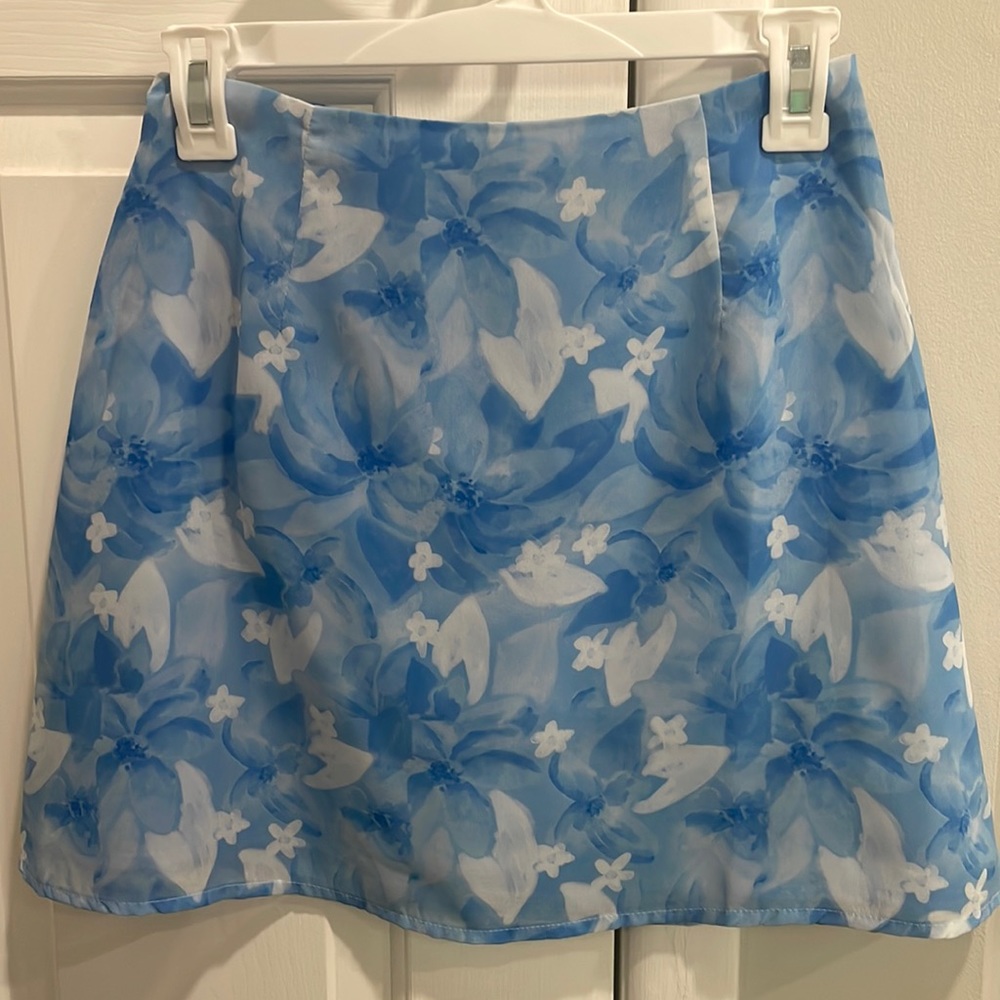 Showpo polyester blue mini skirt